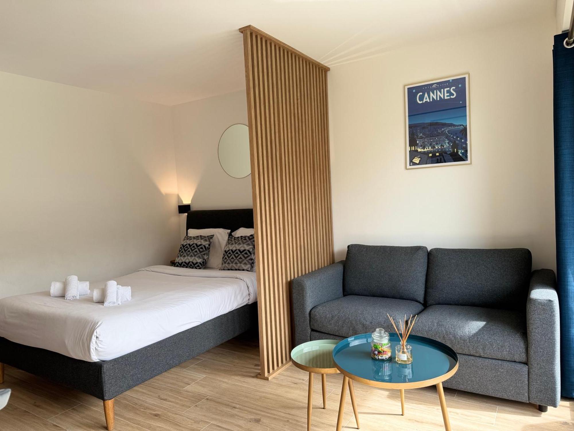 Cosy Appartement, Centre-Ville Cannes, Terrasse, Clim Buitenkant foto
